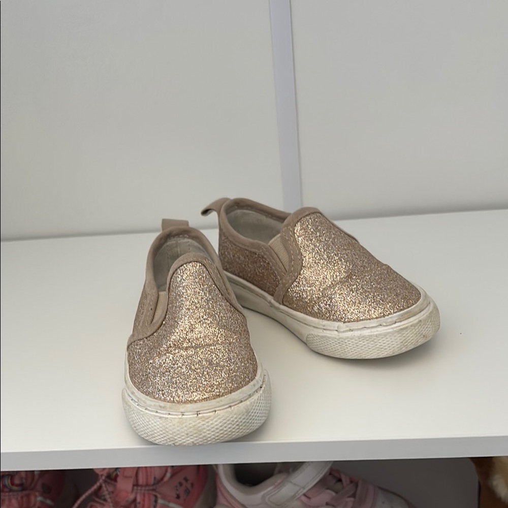 Glittery Kids Slip-On Shoes